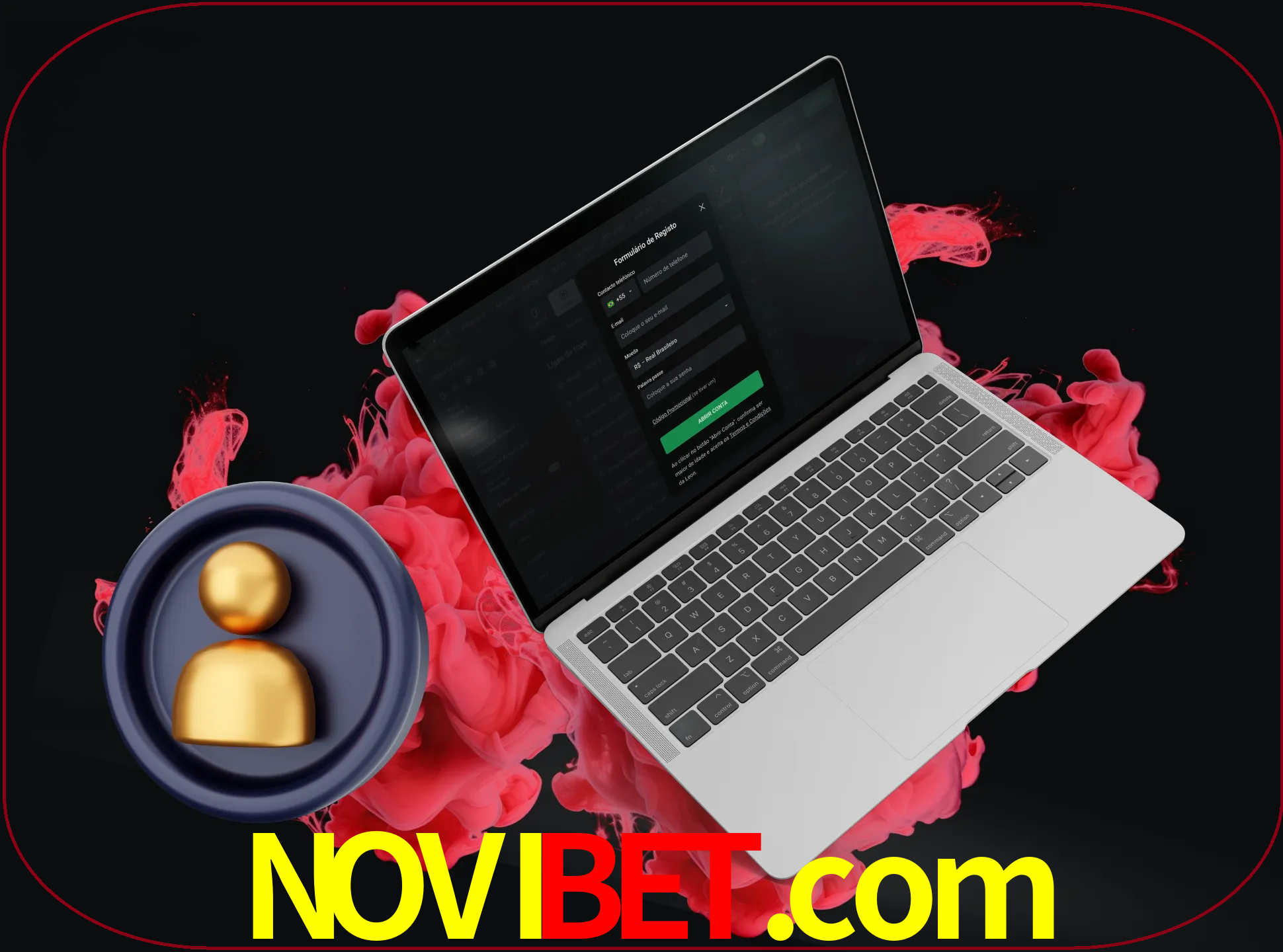 No cabeçalho do site novibet, clique no botão que o levará a um formulário especial onde terá de introduzir as suas informações actuais.